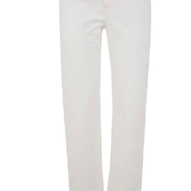 (새상품)에이골디 크리스크로스 화이트데님