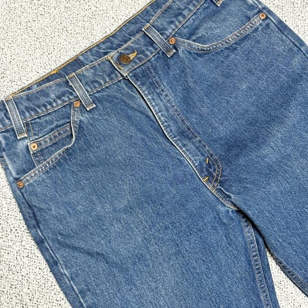 90s 빈티지 리바이스 517 오렌지탭 데님 (실34x30)