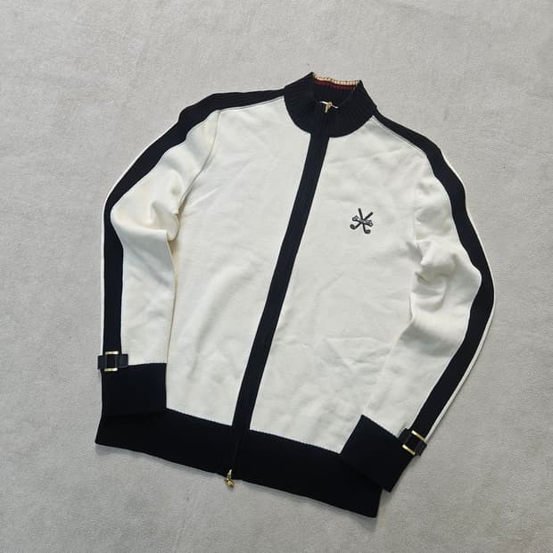 S 세인트존스포츠 여성 골프 니트 집업 0407Y