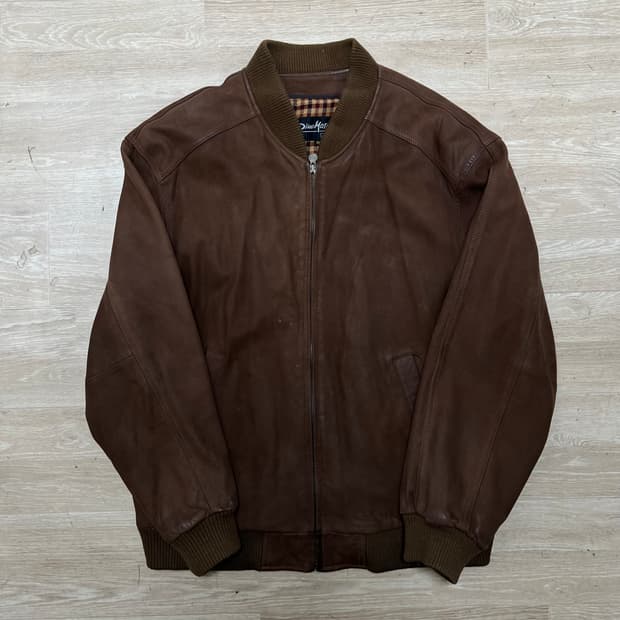 디노 마르첼로 스웨이드 가죽 블루종 봄버자켓 [브라운] XL/105