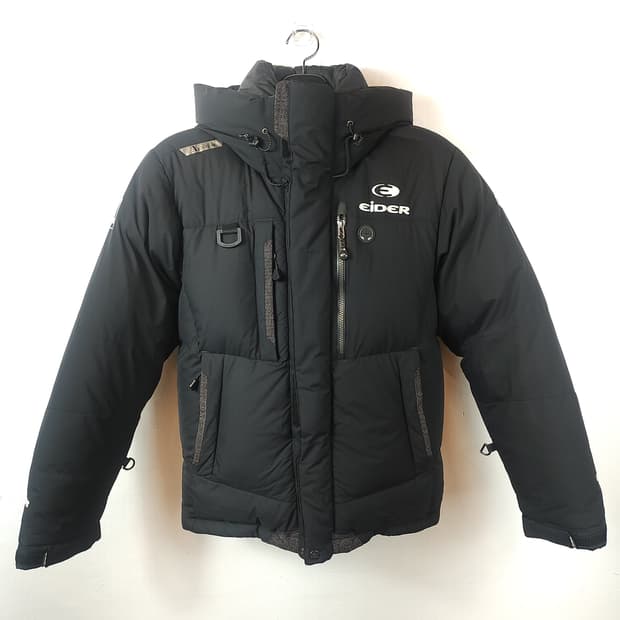 아이더 윈드스토퍼 기능성 구스패딩 블랙 90-95 S