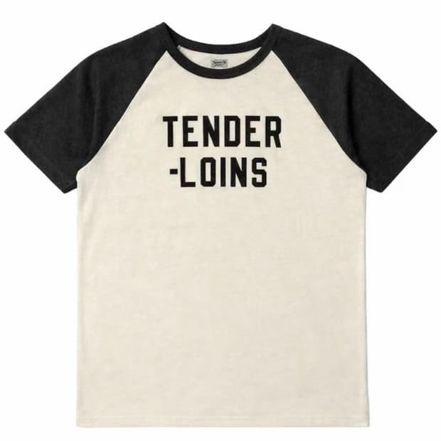 TENDERLOIN 텐더로인 RAGLAN 슬리브 티셔츠 SUMI BLAC