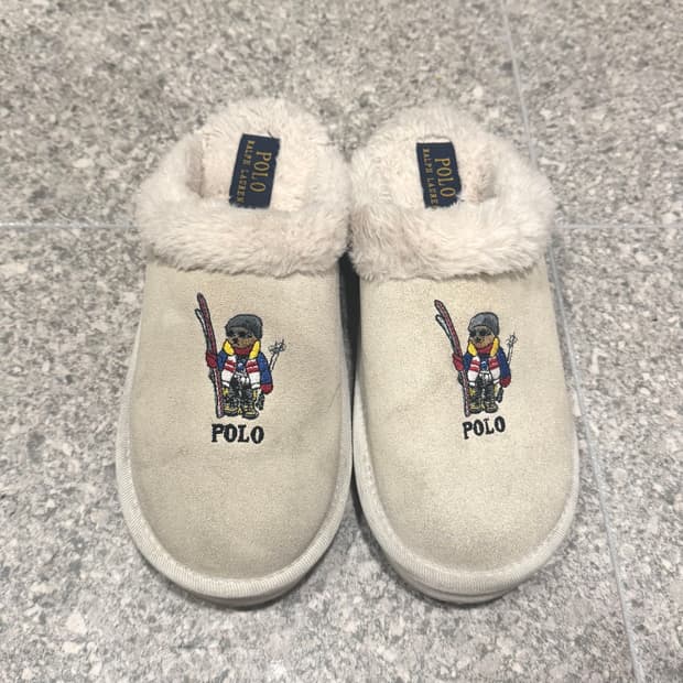 (240) 폴로 클로그 어그 아이보리