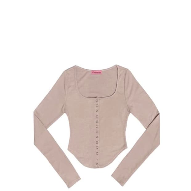 플노팔 베베탑 기모 베이비핑크