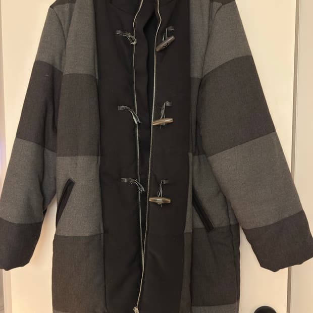 Li and fung 패딩 코트 패치워크 bode