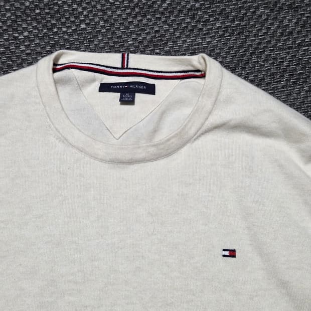 타미힐피거 오트밀 니트 L