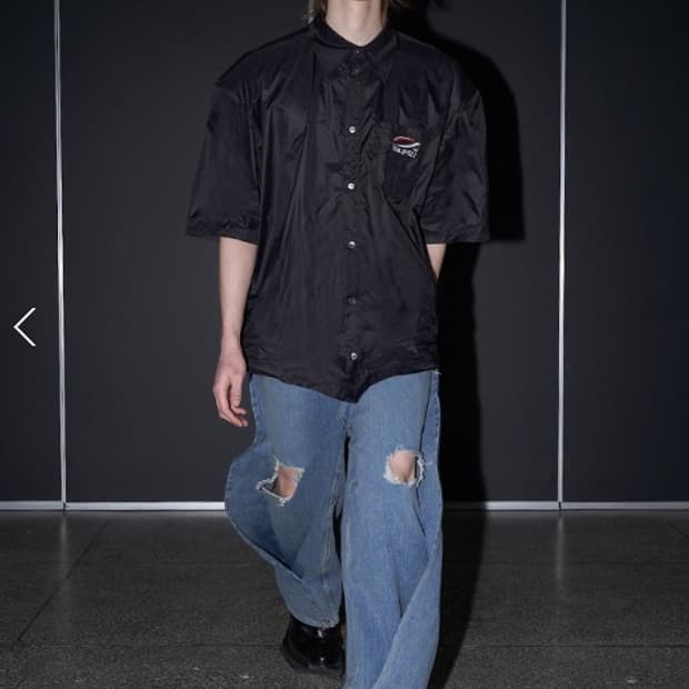 Common Sense Construct VFX 나일론 셔츠 블랙