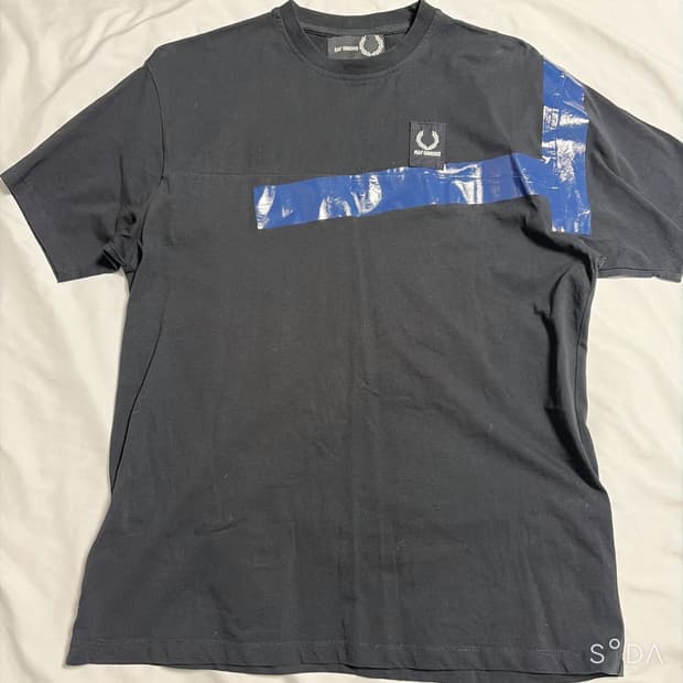 라프시몬스 X 프레드페리 테이핑 반팔티 38