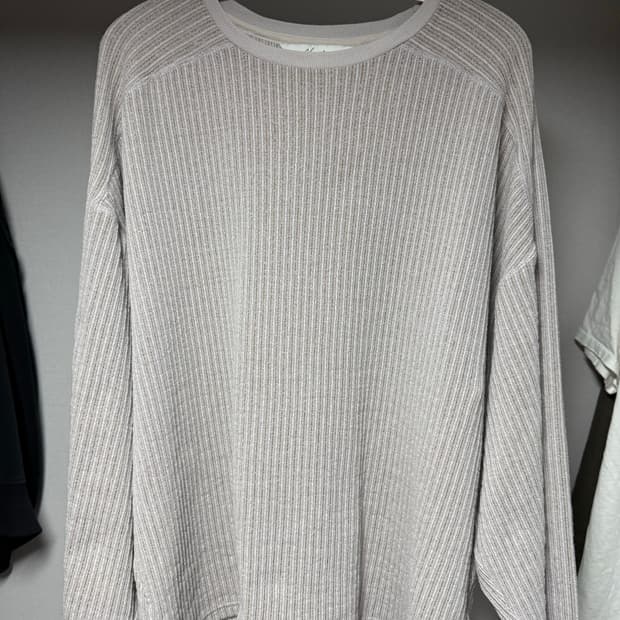 안셀름 24SS OVER RIB LS T-SHIRT