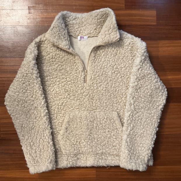 ERL 이알엘 플리스 하프 짚업