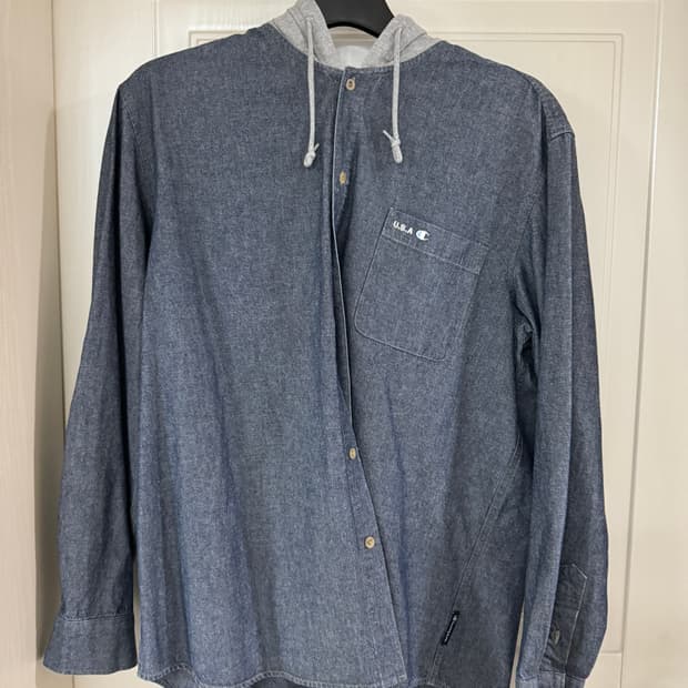 챔피언 후드 셔츠 M