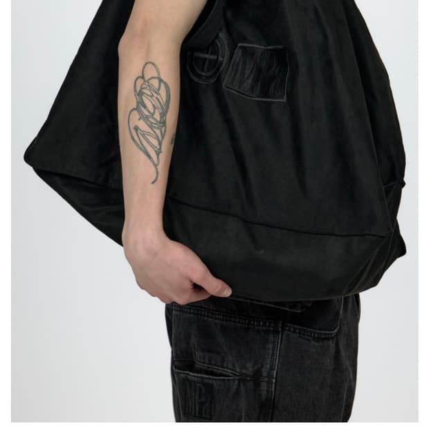 플라스틱 프로덕트 스웨이드 백