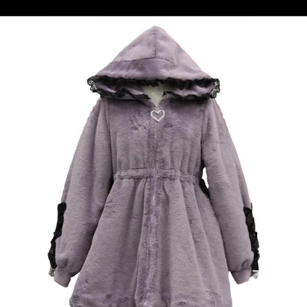 디어마이러브 디마럽 Dear my love 퍼 후드자켓 양지뢰 지뢰계