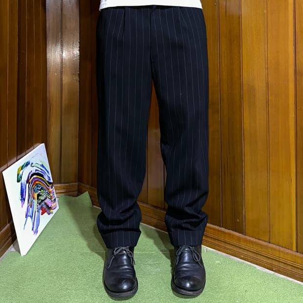 ~80‘s Euro striped dress work pants