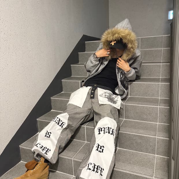 비엑세스 funk is life 데님팬츠