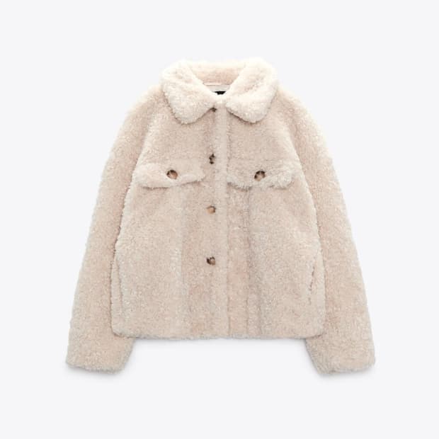 자라 뽀글이 플리스 자켓