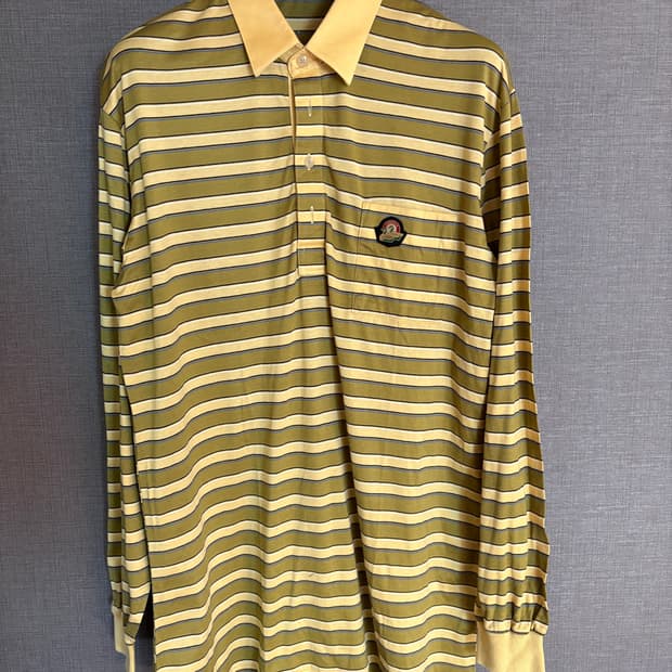 Lakeland 남성 긴팔 폴로 셔츠 L