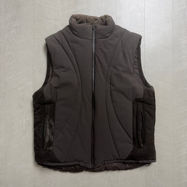 [2] XLIM EP1 패딩 베스트 브라운