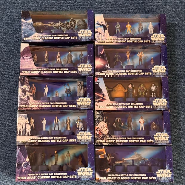 스타워즈 캡 피큐어 