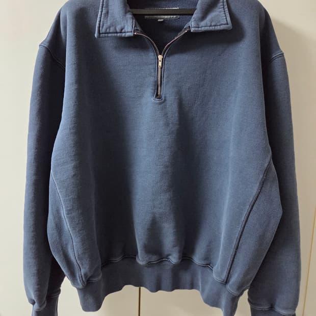 (5) 브라운야드 25FW  워시드 스웻 하프집업