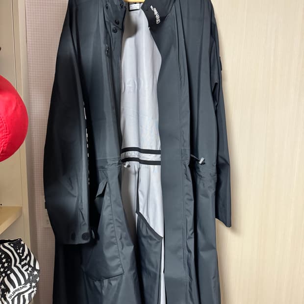 나이키X오프화이트 롱 풋볼자켓