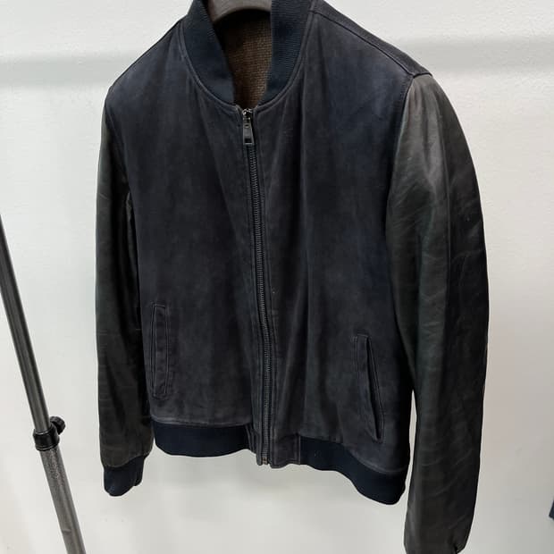 100) 캄파넬라 스웨이드 블루종자켓 