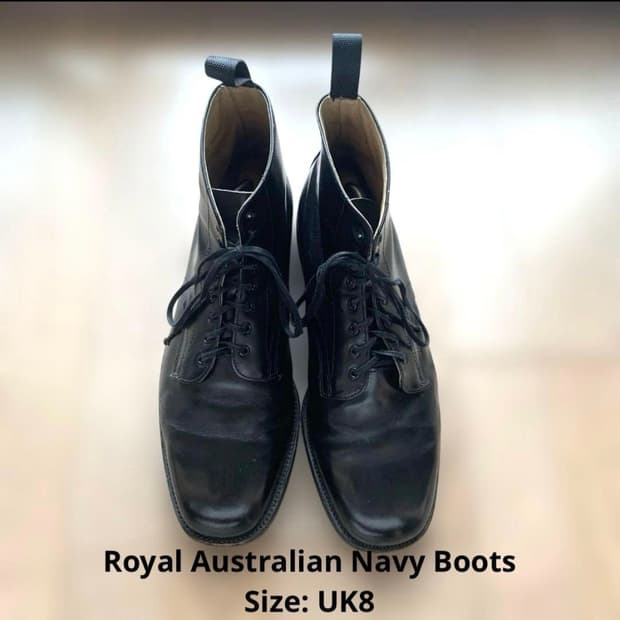 RAN 호주 왕립 해군 오피서 부츠 Officer Boots