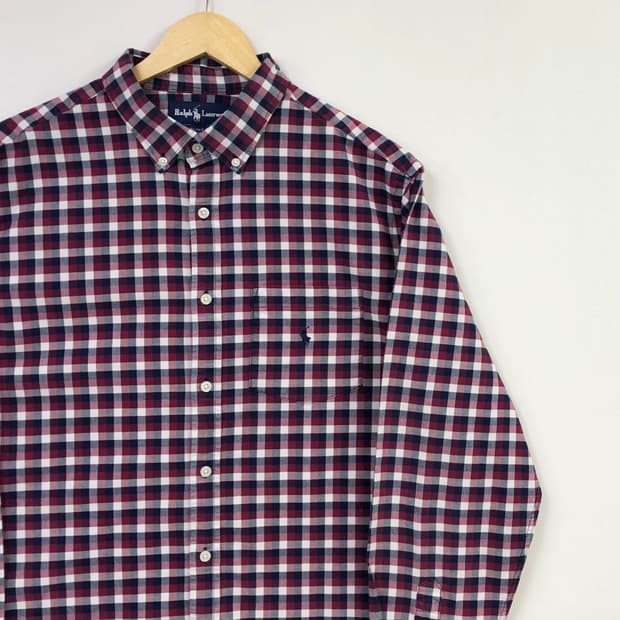 105 폴로 옥스포드 체크 셔츠