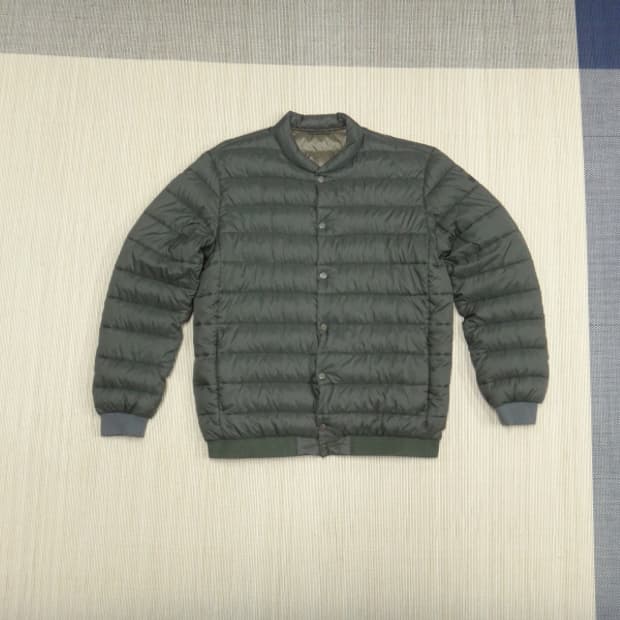 (L/100) 코오롱스포츠 남성 경량 구스다운 패딩