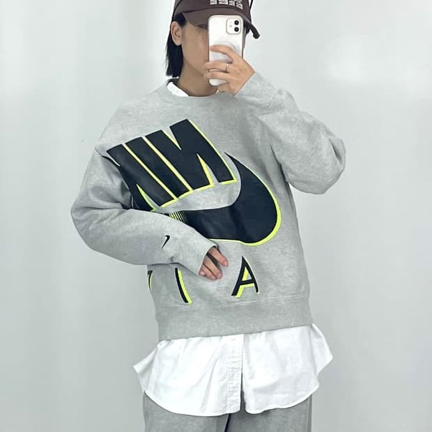  [XL]나이키 킴존스 그레이 맨투맨 CK9798