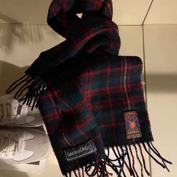 크리스토퍼 헤이즈 캐시미어 머플러