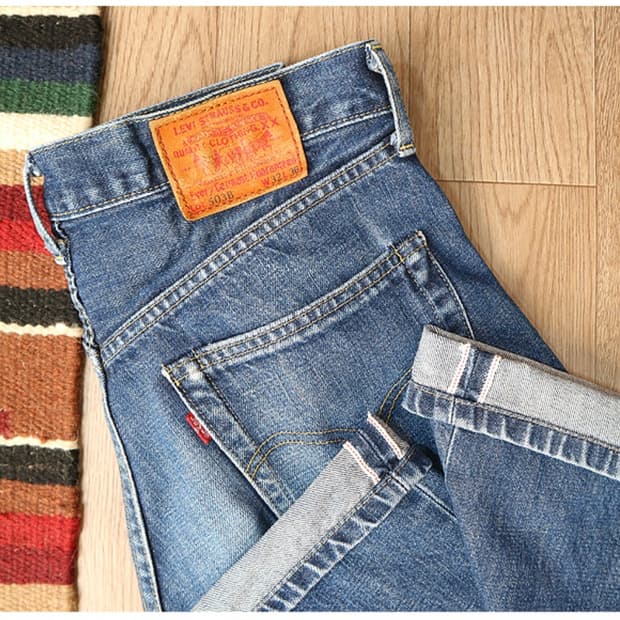 일본판 90s levis 리바이스 LVC 503BXX 빅E 셀비지 데님 