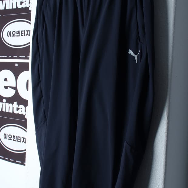 (L-XL) 퓨마 반바지 팬츠 7부 밴딩 네이비 올드스쿨-P9874