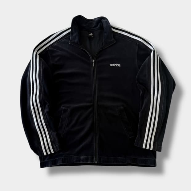 아디다스 오버사이즈 00‘s 벨벳 블랙 트랙 져지