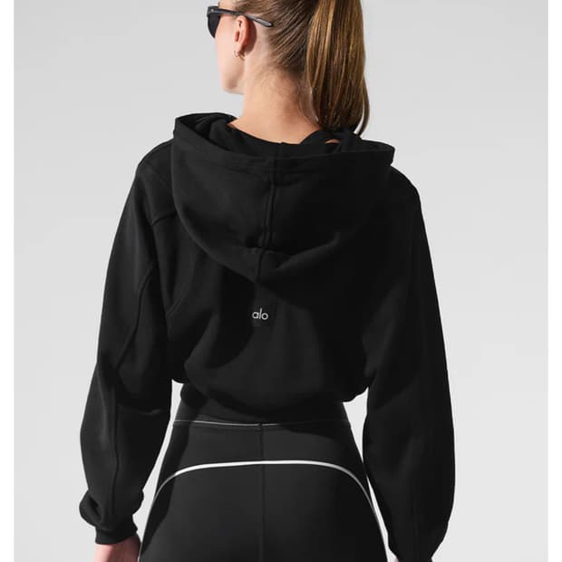Alo 알로 크롭 후드집업