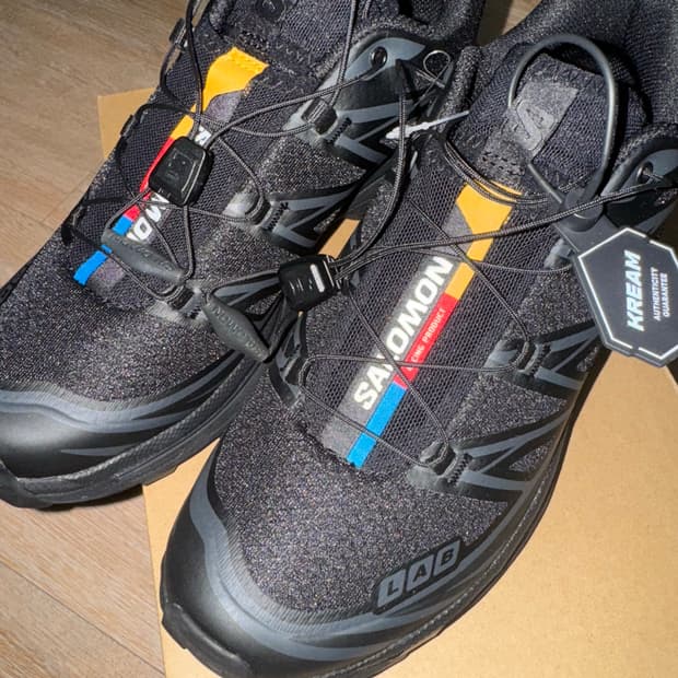 (250) Salomon XT-6 ADV Black 살로몬 운동화 신발