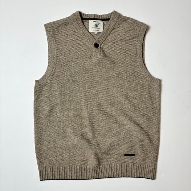 헨리코튼 22FW 트윌 헨리넥 니트 베스트 PN8800