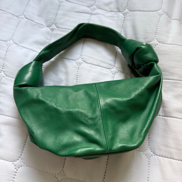 보테가베네타 더블 노트 미니 조디 토트백