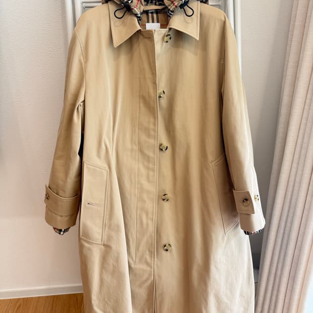 버버리 트렌치 코트 베이지
