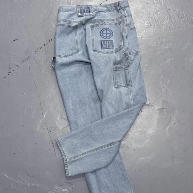 MPa PAINTER DENIM PANTS (STEEL BLUE)