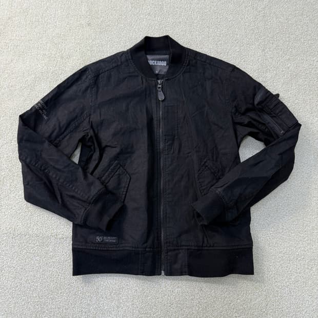 [L] 버카루 블랙 봄버 자켓 0112T1