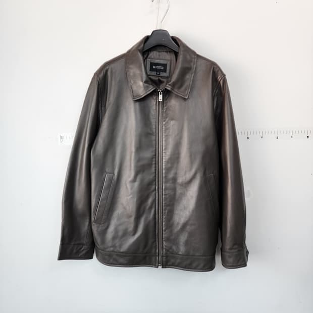 해스티지 남성 양가죽 자켓 브라운