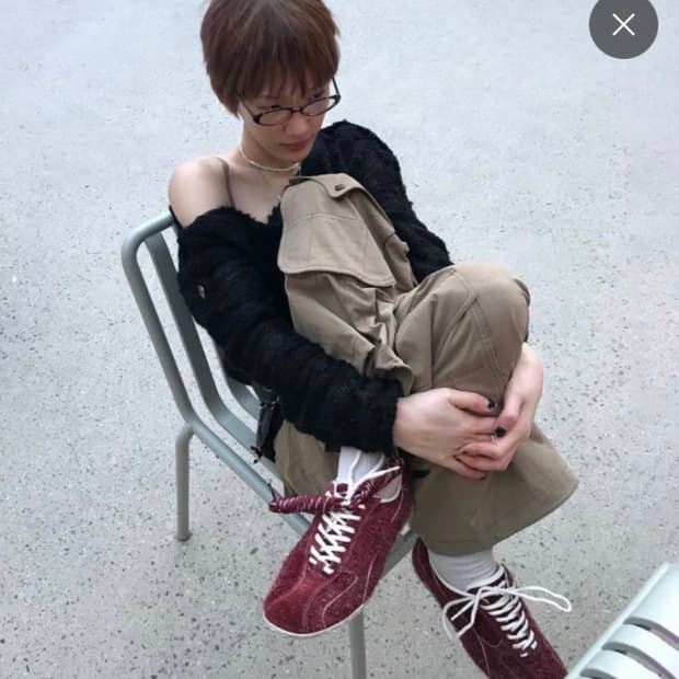 야세 스파이더 팝 스니커즈 와인 250