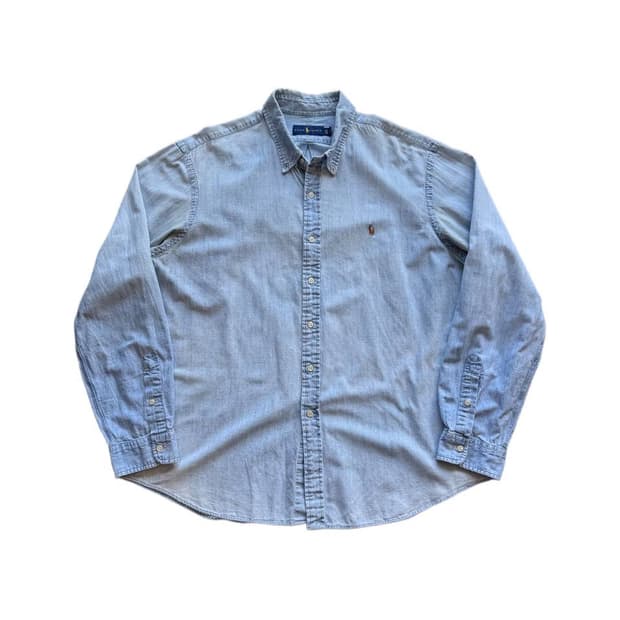 폴로 랄프로렌 버튼다운 데님셔츠