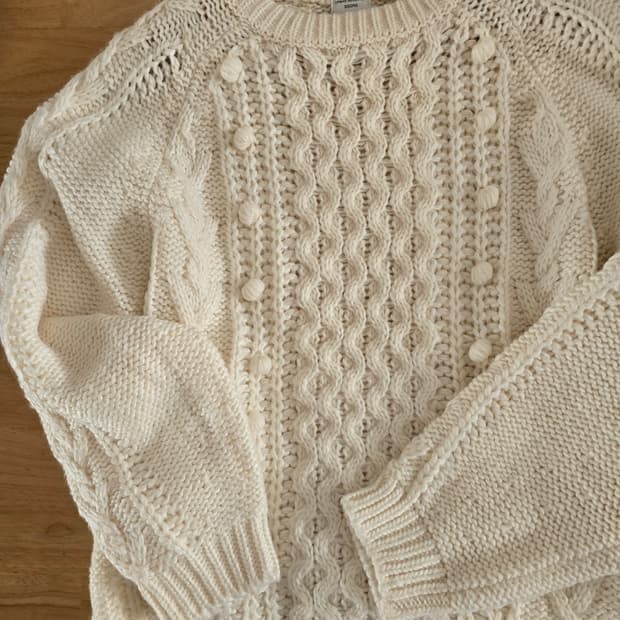 URBAN RESEARCH DOORS 꽈배기 니트