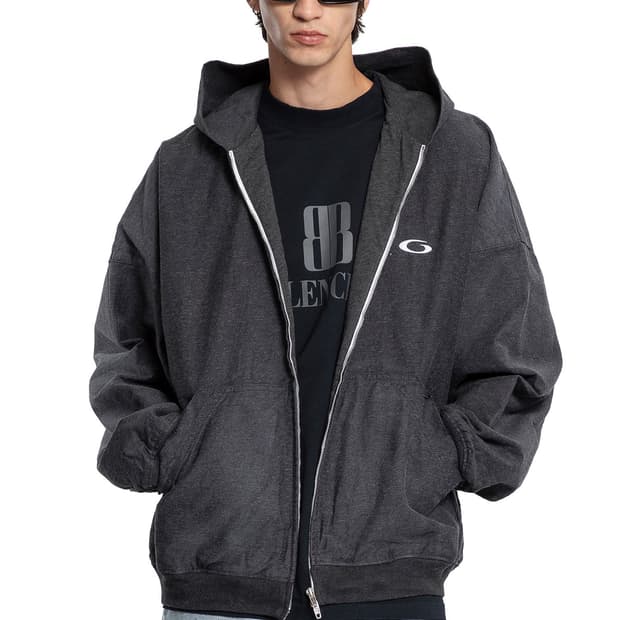 (L)25F/W 발렌시아가 트롱프뢰유 후디 앤트러사이트