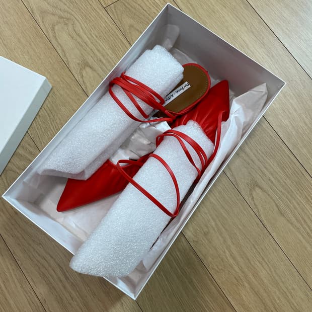 & other stories Red Orange heel