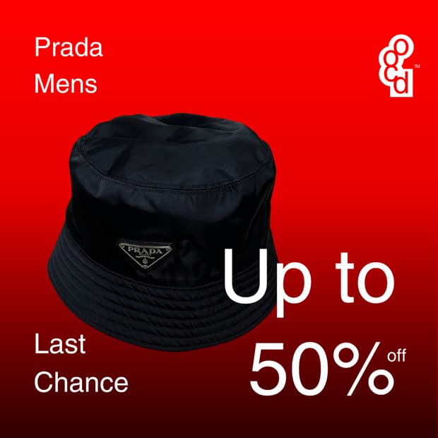 [급매][최저가!!!!]프라다 리나일론 버킷햇 블랙 XL