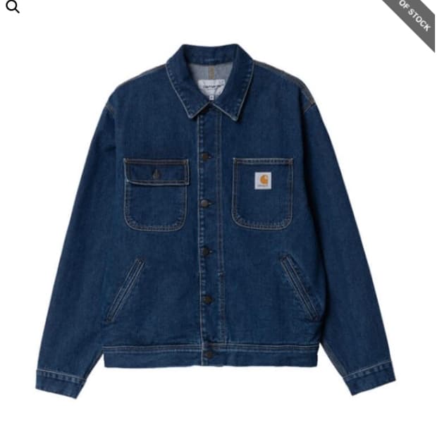 칼하트 윕 wip 데님 청 자켓 M