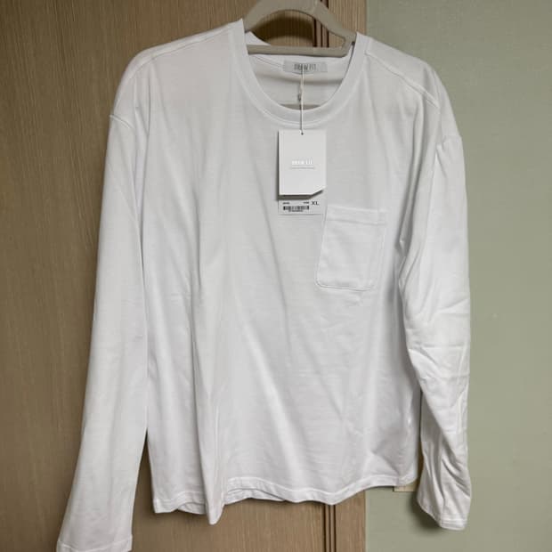 드로우핏 크롭 포켓 롱슬리브 XL 화이트, 그레이, 블랙